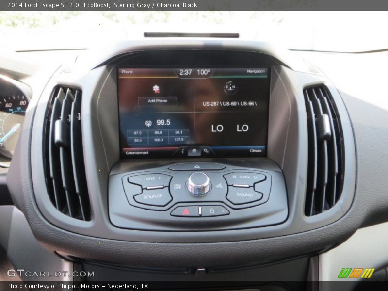 Sterling Gray / Charcoal Black 2014 Ford Escape SE 2.0L EcoBoost