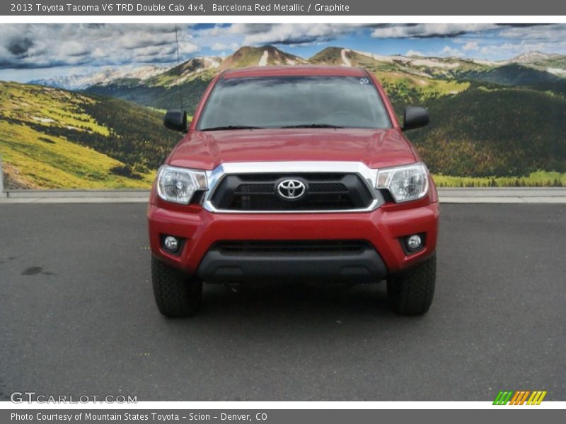 Barcelona Red Metallic / Graphite 2013 Toyota Tacoma V6 TRD Double Cab 4x4