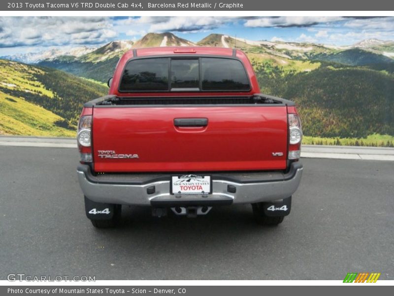 Barcelona Red Metallic / Graphite 2013 Toyota Tacoma V6 TRD Double Cab 4x4