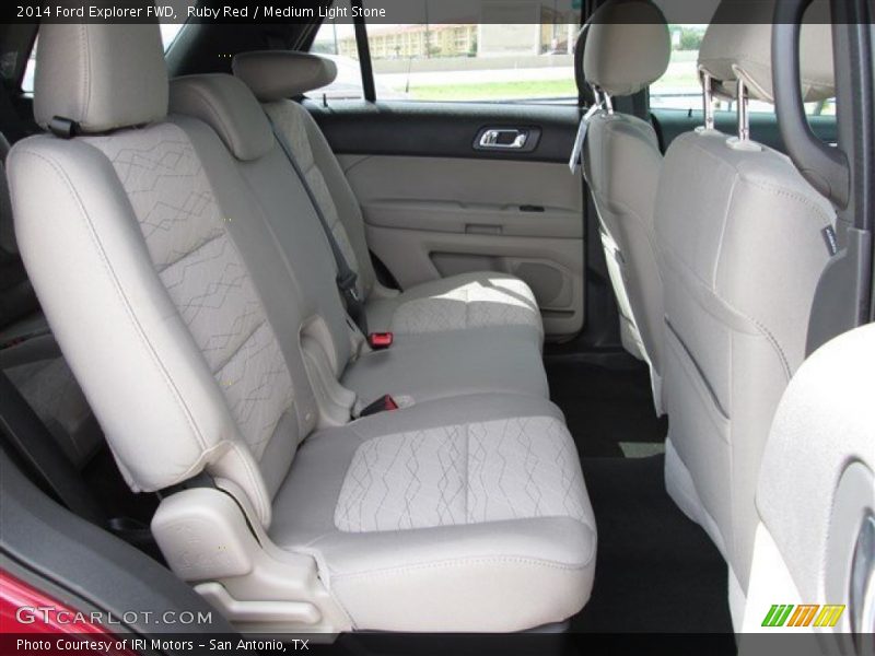 Rear Seat of 2014 Explorer FWD