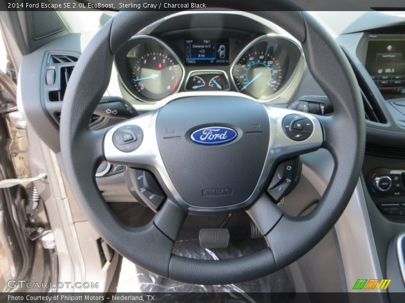 Sterling Gray / Charcoal Black 2014 Ford Escape SE 2.0L EcoBoost
