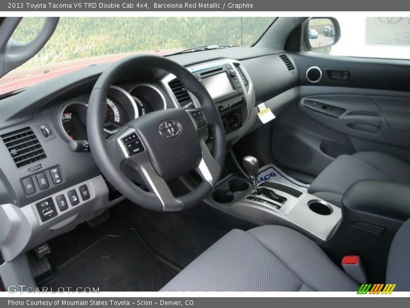 Barcelona Red Metallic / Graphite 2013 Toyota Tacoma V6 TRD Double Cab 4x4