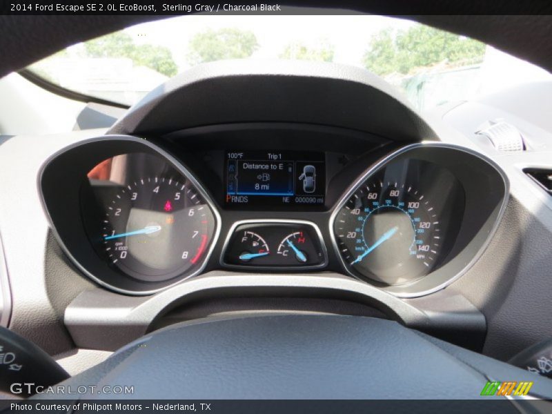 Sterling Gray / Charcoal Black 2014 Ford Escape SE 2.0L EcoBoost
