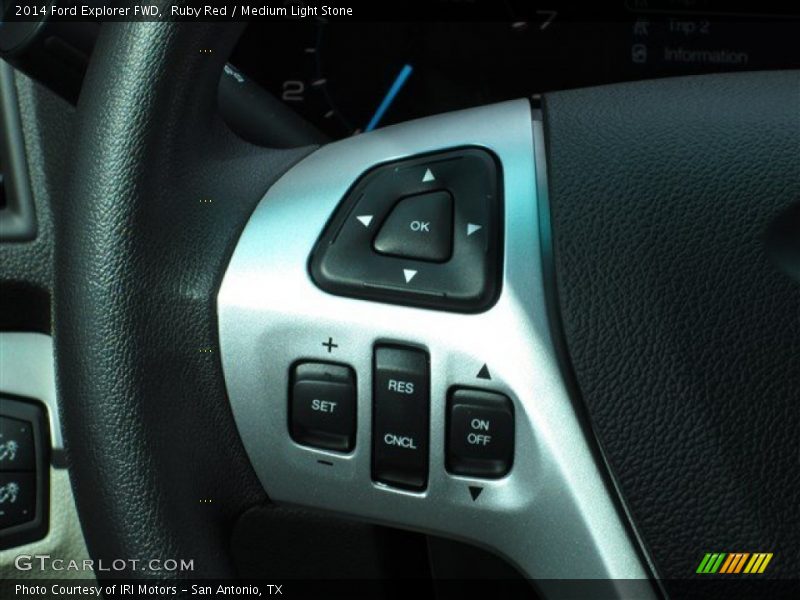 Ruby Red / Medium Light Stone 2014 Ford Explorer FWD