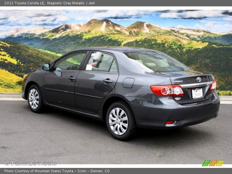 Magnetic Gray Metallic / Ash 2013 Toyota Corolla LE