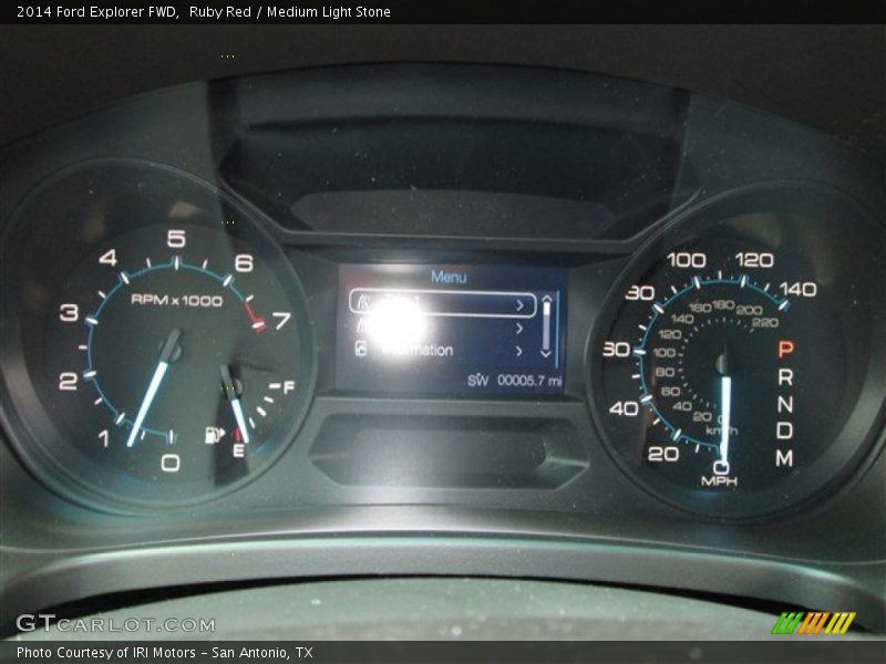 Ruby Red / Medium Light Stone 2014 Ford Explorer FWD