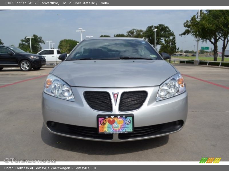 Liquid Silver Metallic / Ebony 2007 Pontiac G6 GT Convertible