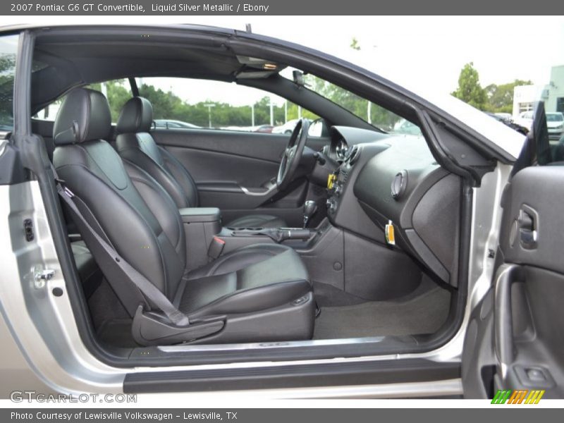 Liquid Silver Metallic / Ebony 2007 Pontiac G6 GT Convertible