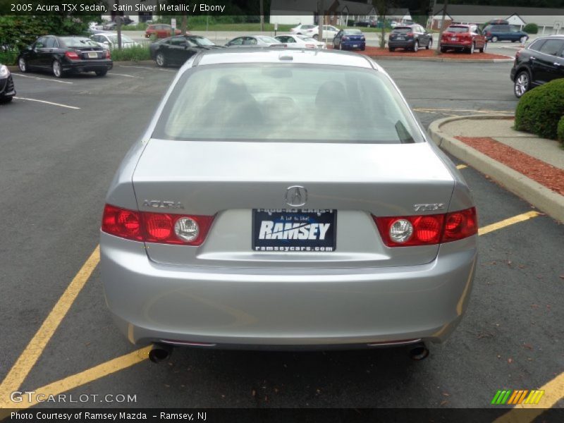 Satin Silver Metallic / Ebony 2005 Acura TSX Sedan