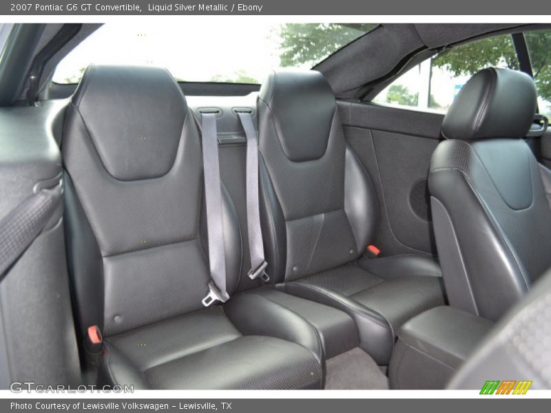 Liquid Silver Metallic / Ebony 2007 Pontiac G6 GT Convertible