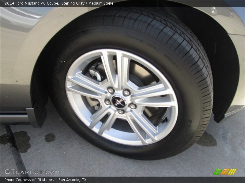 Sterling Gray / Medium Stone 2014 Ford Mustang V6 Coupe