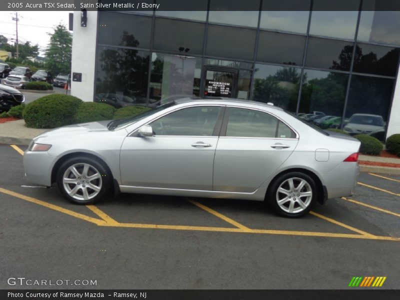 Satin Silver Metallic / Ebony 2005 Acura TSX Sedan