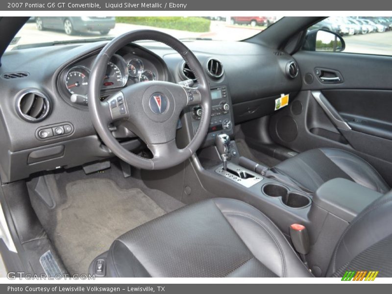 Liquid Silver Metallic / Ebony 2007 Pontiac G6 GT Convertible