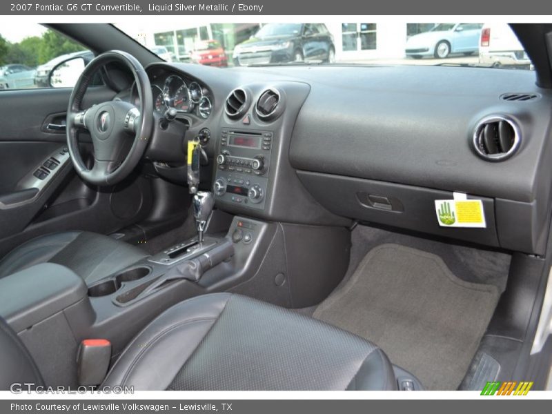 Liquid Silver Metallic / Ebony 2007 Pontiac G6 GT Convertible