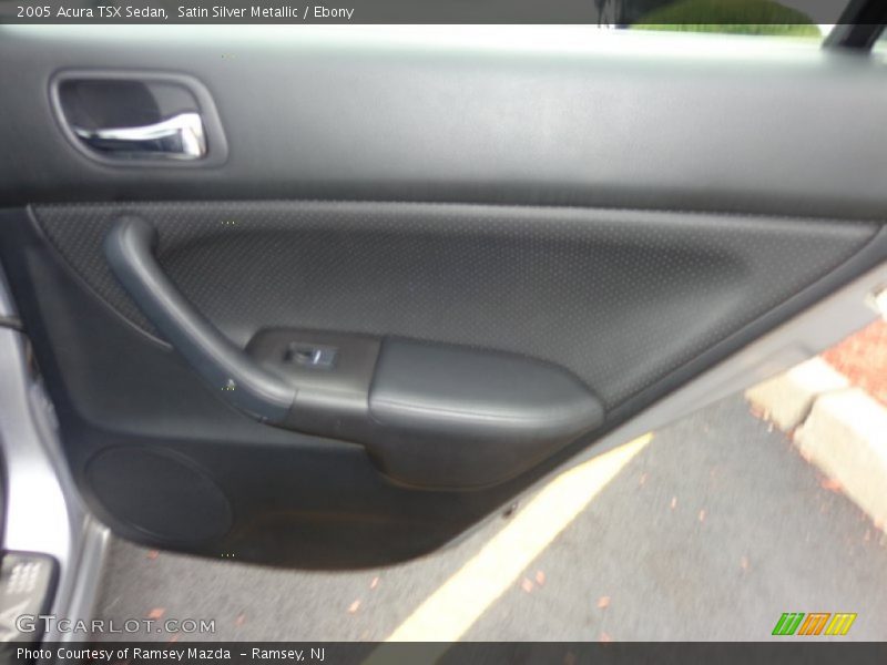 Satin Silver Metallic / Ebony 2005 Acura TSX Sedan