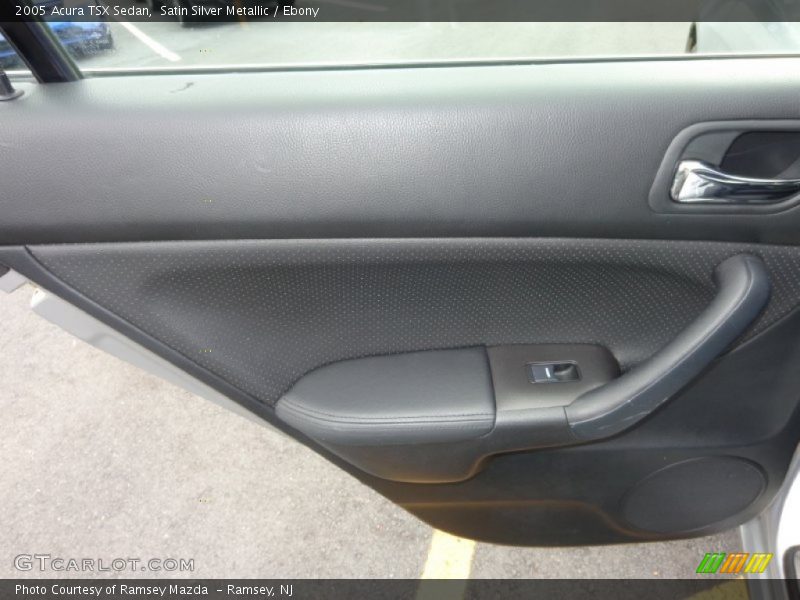Satin Silver Metallic / Ebony 2005 Acura TSX Sedan