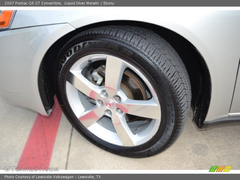 Liquid Silver Metallic / Ebony 2007 Pontiac G6 GT Convertible