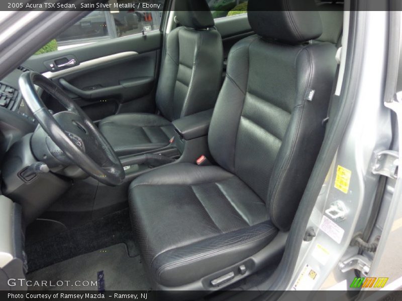 Satin Silver Metallic / Ebony 2005 Acura TSX Sedan