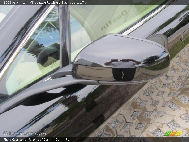 Black / Sahara Tan 2008 Aston Martin V8 Vantage Roadster
