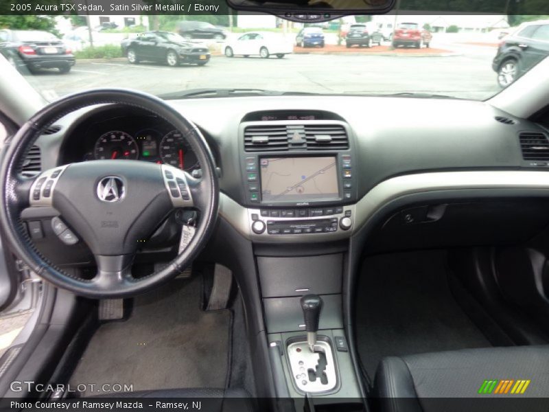 Satin Silver Metallic / Ebony 2005 Acura TSX Sedan