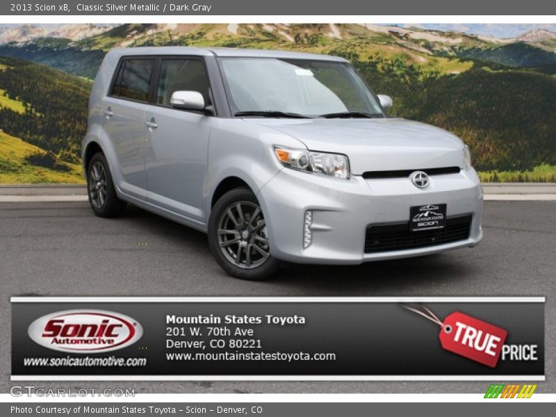 Classic Silver Metallic / Dark Gray 2013 Scion xB