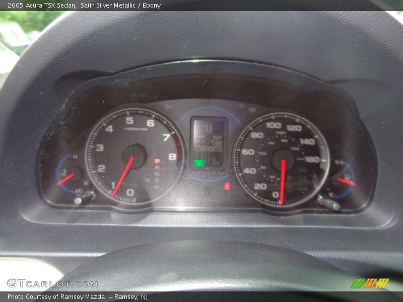 Satin Silver Metallic / Ebony 2005 Acura TSX Sedan