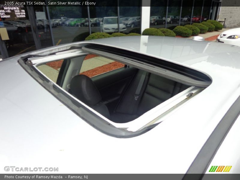 Satin Silver Metallic / Ebony 2005 Acura TSX Sedan