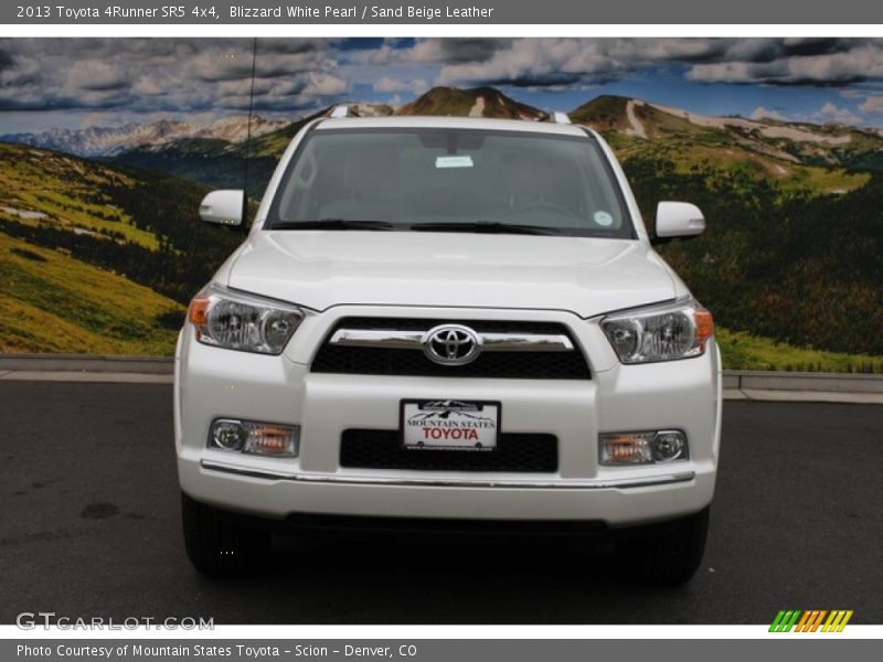 Blizzard White Pearl / Sand Beige Leather 2013 Toyota 4Runner SR5 4x4