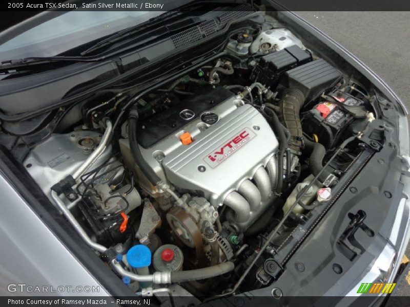 Satin Silver Metallic / Ebony 2005 Acura TSX Sedan