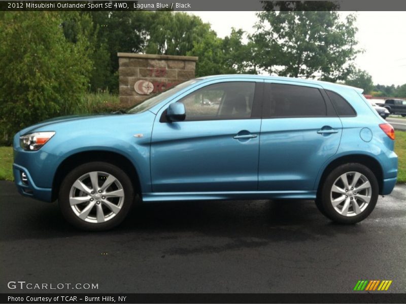 Laguna Blue / Black 2012 Mitsubishi Outlander Sport SE 4WD
