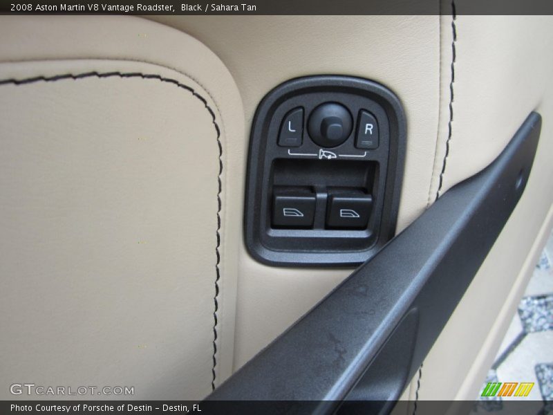 Black / Sahara Tan 2008 Aston Martin V8 Vantage Roadster