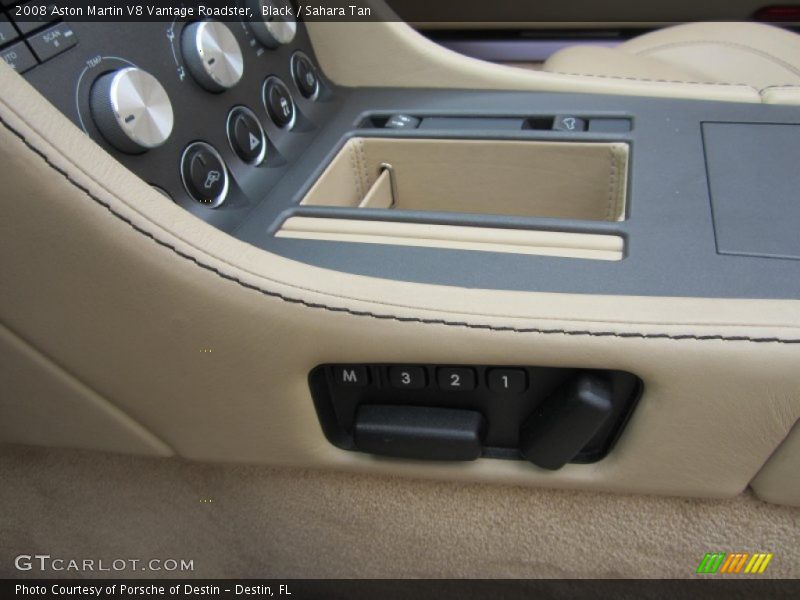 Black / Sahara Tan 2008 Aston Martin V8 Vantage Roadster