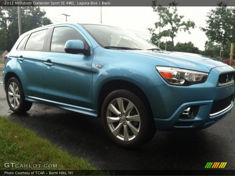 Laguna Blue / Black 2012 Mitsubishi Outlander Sport SE 4WD