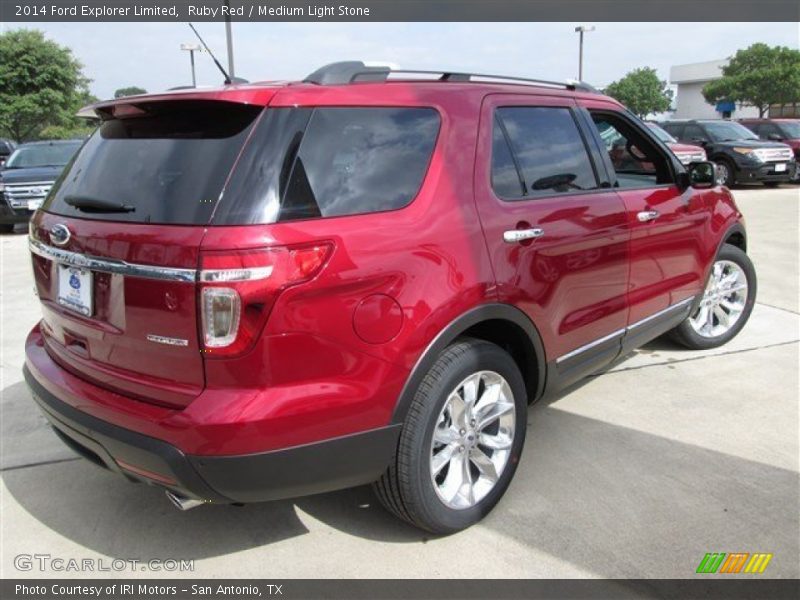 Ruby Red / Medium Light Stone 2014 Ford Explorer Limited
