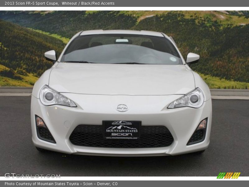 Whiteout / Black/Red Accents 2013 Scion FR-S Sport Coupe