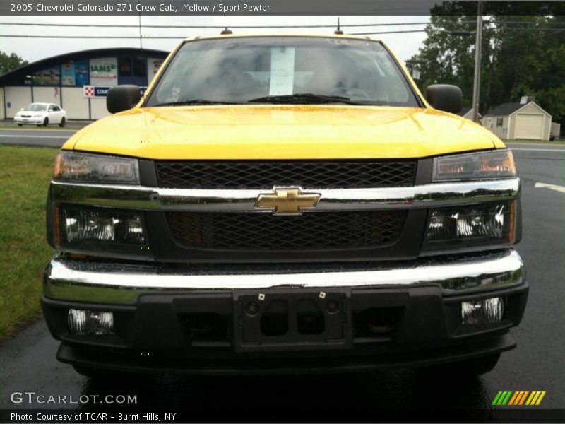 Yellow / Sport Pewter 2005 Chevrolet Colorado Z71 Crew Cab