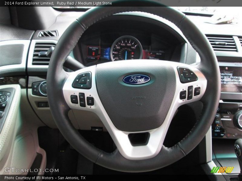 Ruby Red / Medium Light Stone 2014 Ford Explorer Limited