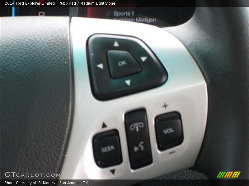 Ruby Red / Medium Light Stone 2014 Ford Explorer Limited