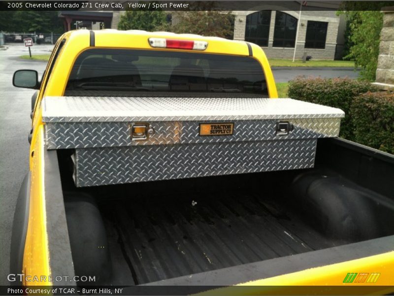 Yellow / Sport Pewter 2005 Chevrolet Colorado Z71 Crew Cab