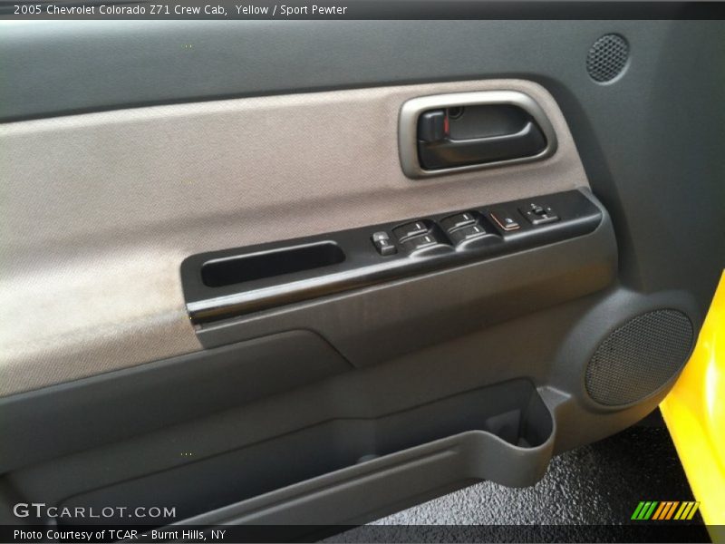 Yellow / Sport Pewter 2005 Chevrolet Colorado Z71 Crew Cab