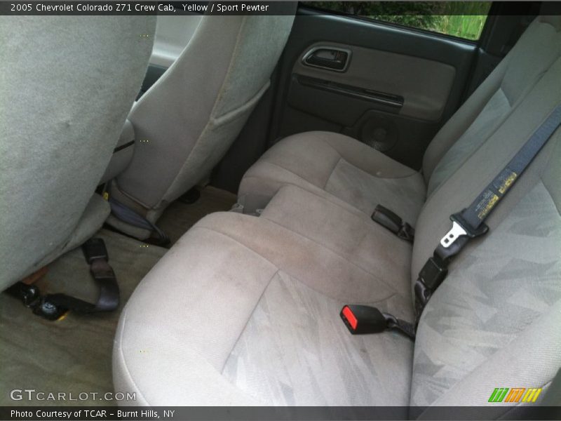 Yellow / Sport Pewter 2005 Chevrolet Colorado Z71 Crew Cab