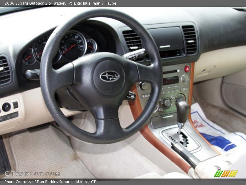 Atlantic Blue Pearl / Taupe 2006 Subaru Outback 2.5i Wagon