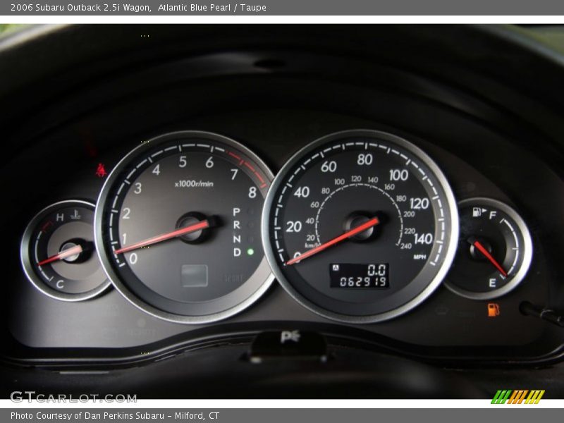 Atlantic Blue Pearl / Taupe 2006 Subaru Outback 2.5i Wagon