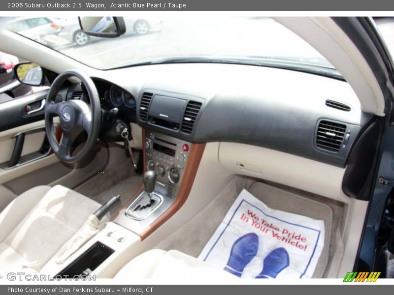 Atlantic Blue Pearl / Taupe 2006 Subaru Outback 2.5i Wagon