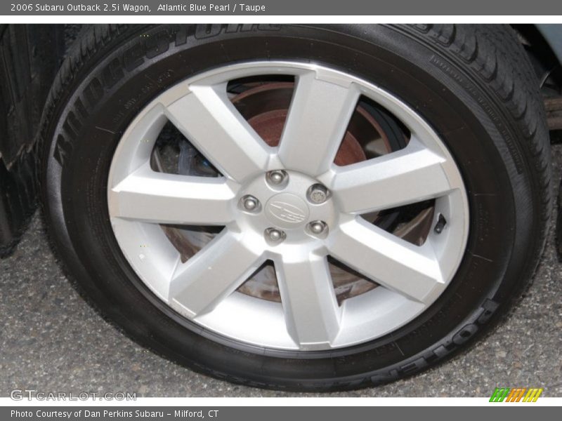 Atlantic Blue Pearl / Taupe 2006 Subaru Outback 2.5i Wagon