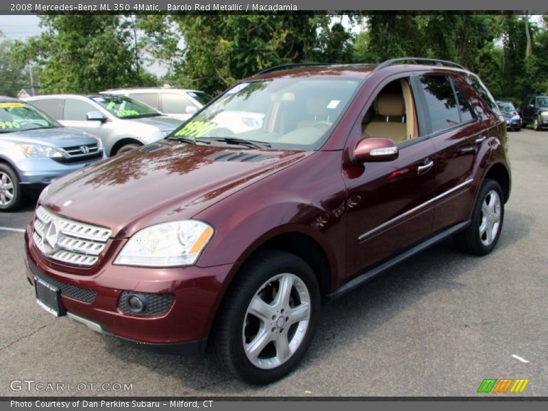 Barolo Red Metallic / Macadamia 2008 Mercedes-Benz ML 350 4Matic