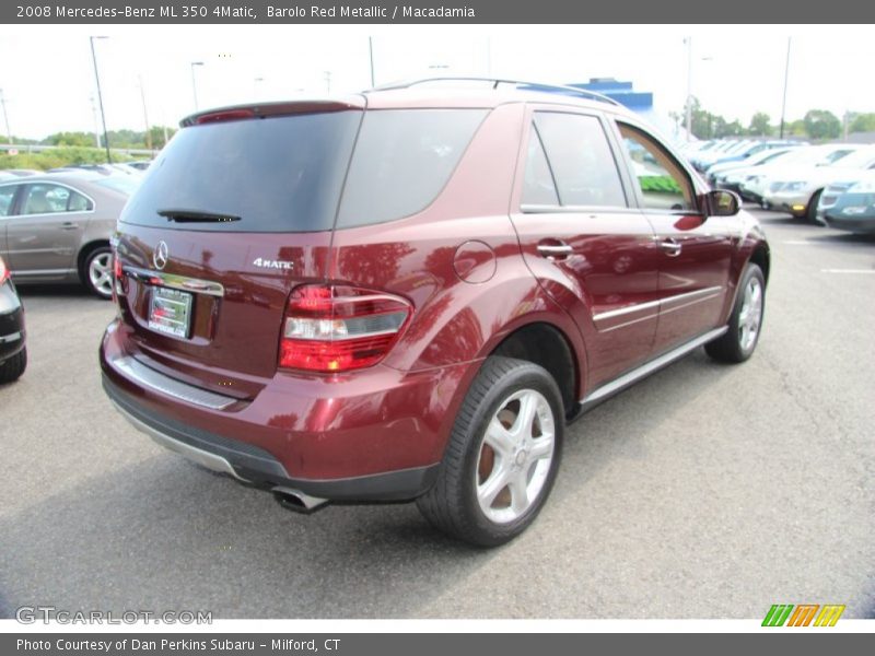 Barolo Red Metallic / Macadamia 2008 Mercedes-Benz ML 350 4Matic