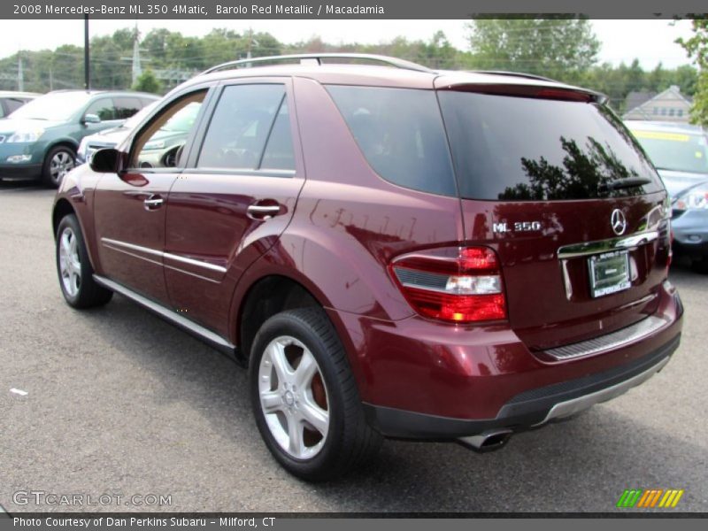 Barolo Red Metallic / Macadamia 2008 Mercedes-Benz ML 350 4Matic