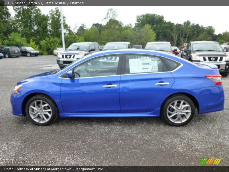 Metallic Blue / Charcoal 2013 Nissan Sentra SR