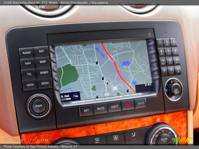 Barolo Red Metallic / Macadamia 2008 Mercedes-Benz ML 350 4Matic